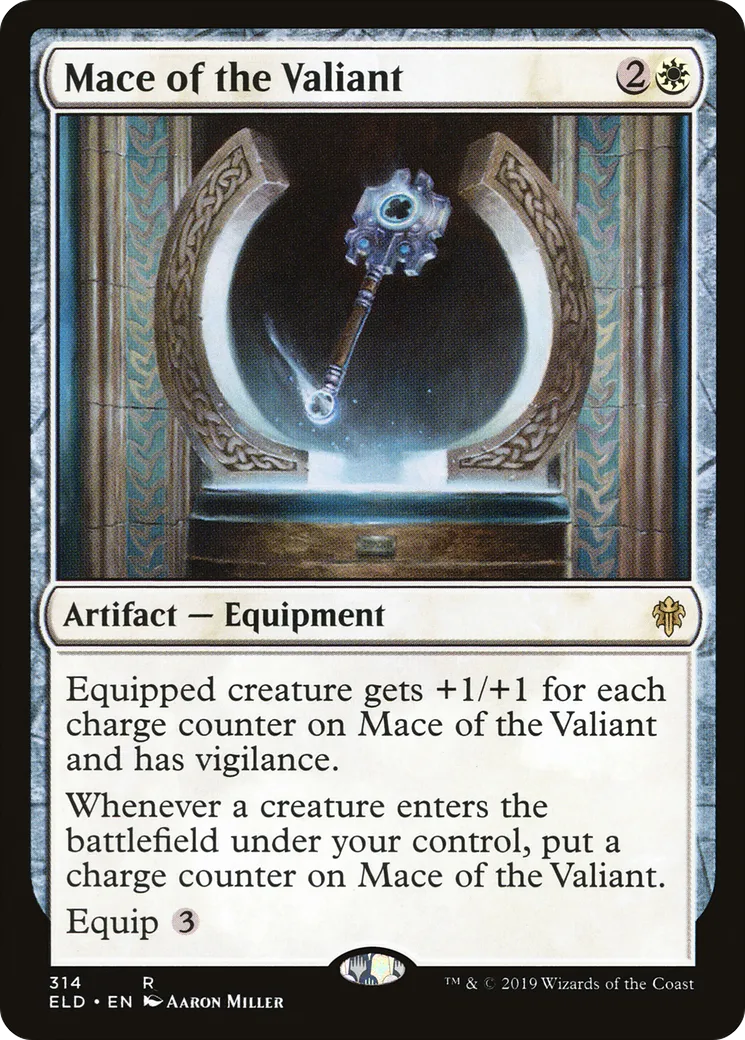 Masse du valeureux — Throne of Eldraine — Magic: The Gathering