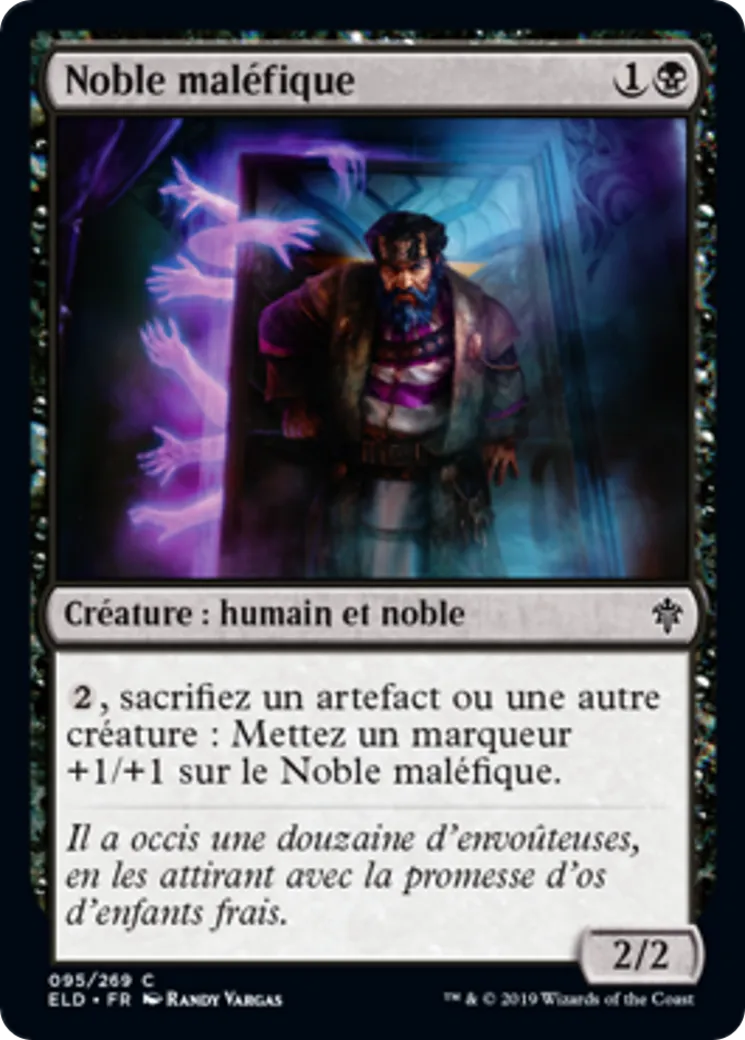 Noble maléfique — Throne of Eldraine — Magic: The Gathering