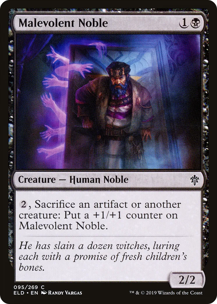 Malevolent Noble — Throne of Eldraine — Magic: The Gathering