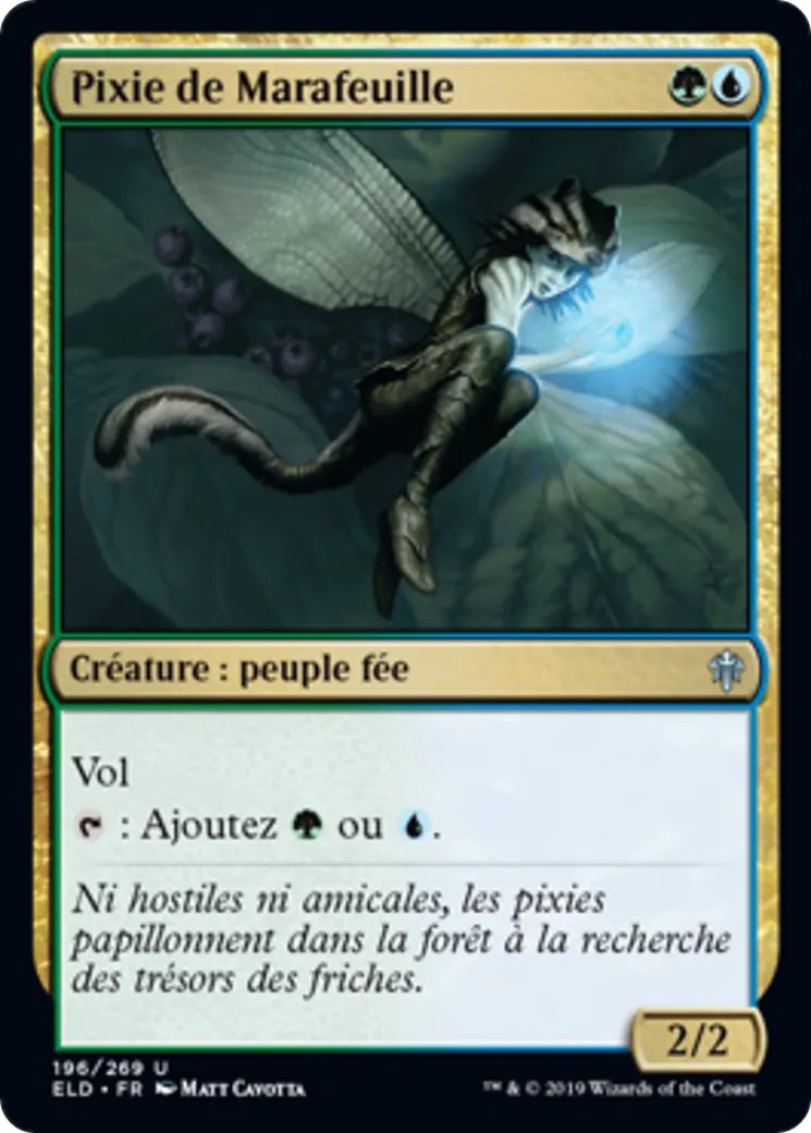 Pixie de Marafeuille — Throne of Eldraine — Magic: The Gathering
