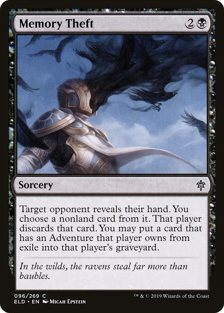 Vol de mémoire — Throne of Eldraine — Magic: The Gathering