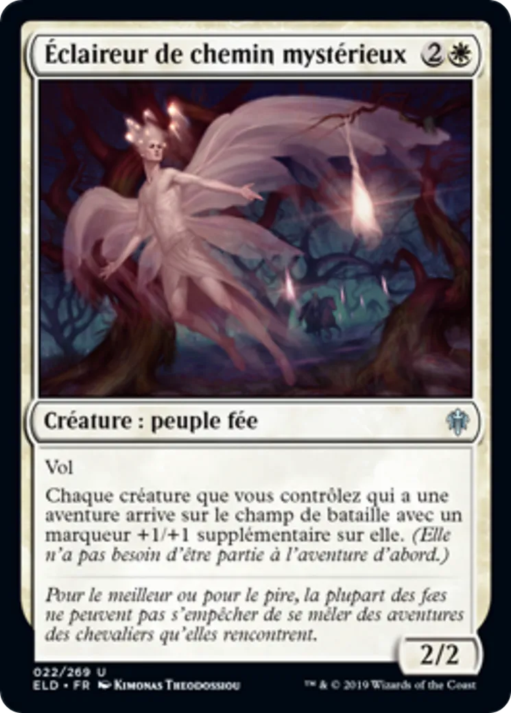 Éclaireur de chemin mystérieux — Throne of Eldraine — Magic: The Gathering