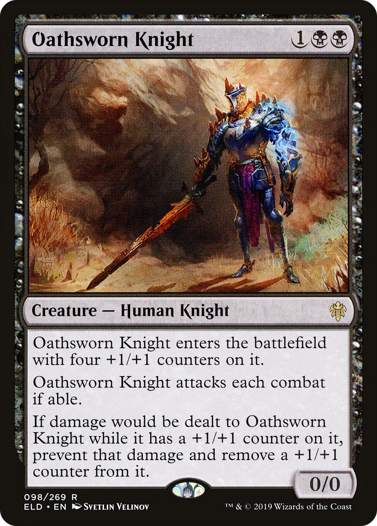 Chevalier assermenté — Throne of Eldraine — Magic: The Gathering
