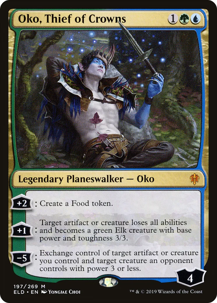 Oko, voleur de couronnes — Throne of Eldraine — Magic: The Gathering