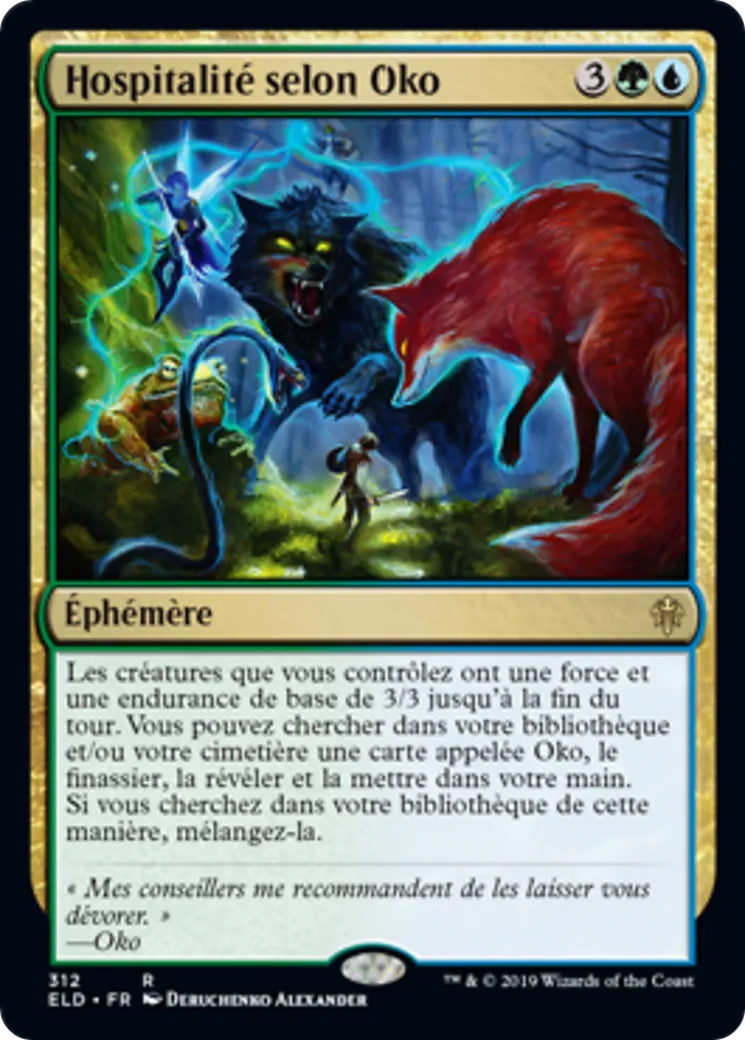 Hospitalité selon Oko — Throne of Eldraine — Magic: The Gathering
