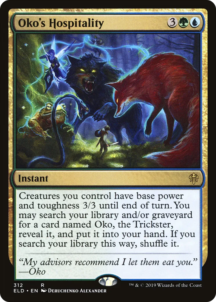 Oko's Hospitality from Throne of Eldraine - Magic: The Gathering