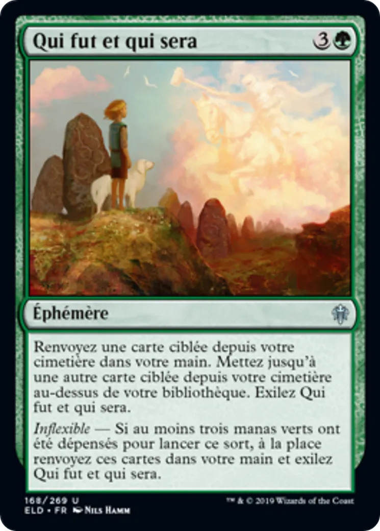 Qui fut et qui sera — Throne of Eldraine — Magic: The Gathering