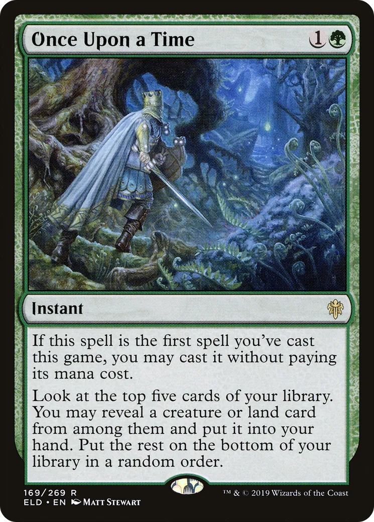 Once Upon a Time — Throne of Eldraine — Magic: The Gathering