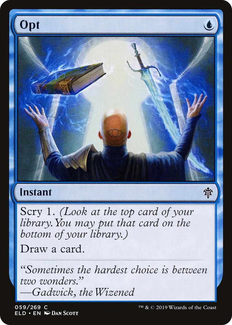 Opt — Throne of Eldraine — Magic: The Gathering