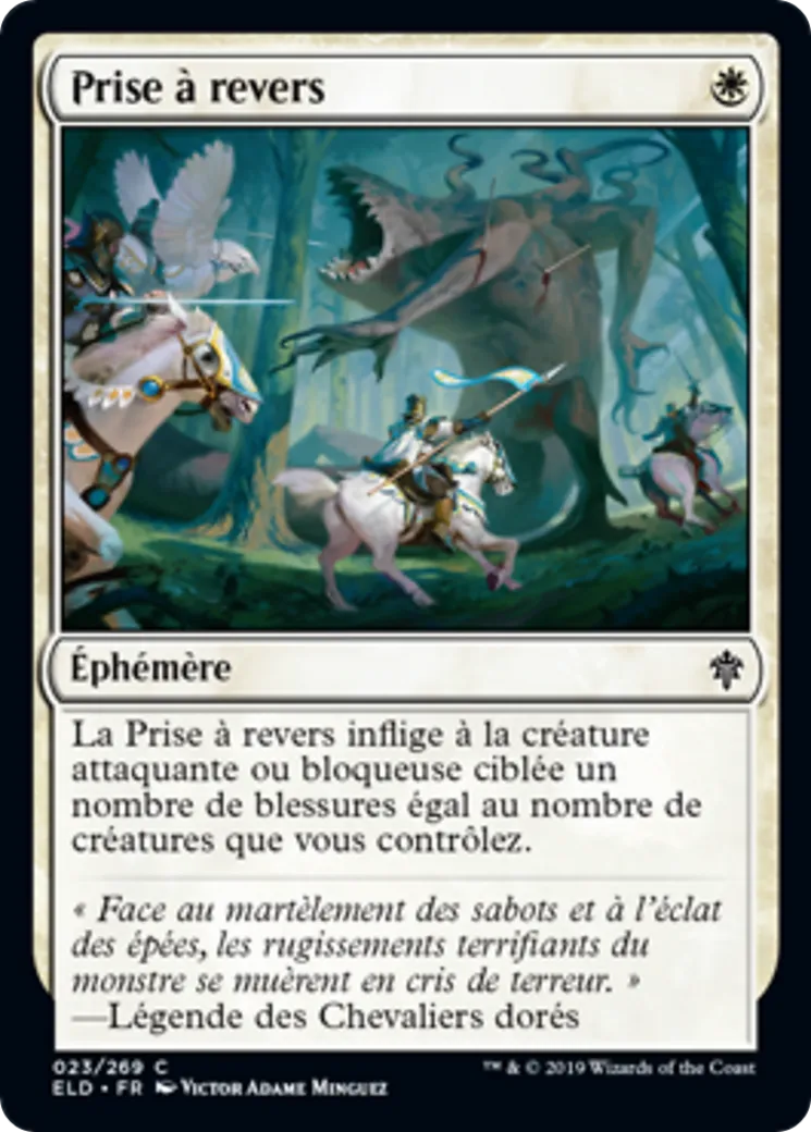 Prise à revers — Throne of Eldraine — Magic: The Gathering