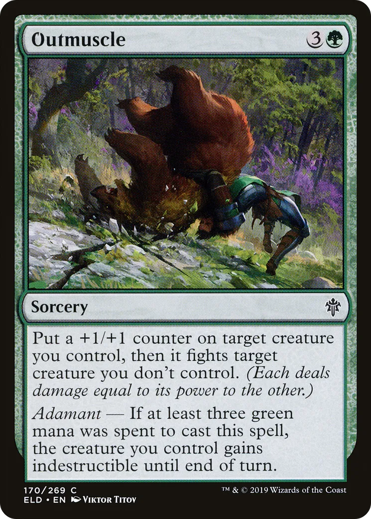 Outmuscle — Throne of Eldraine — Magic: The Gathering