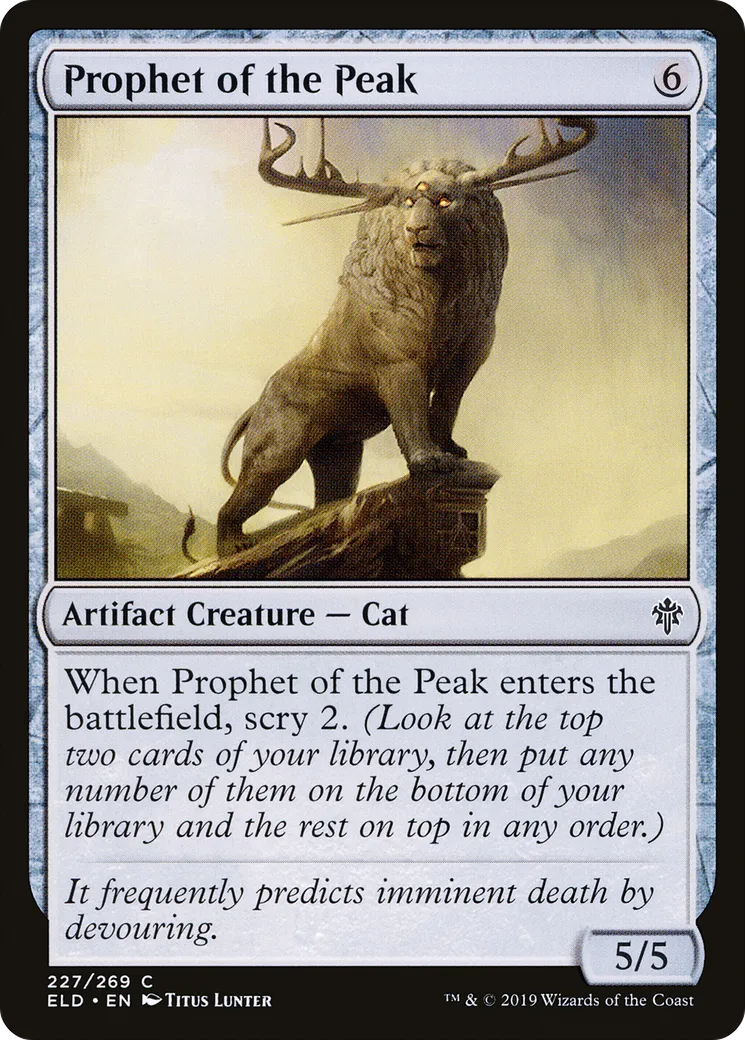 Prophète du Pic — Throne of Eldraine — Magic: The Gathering