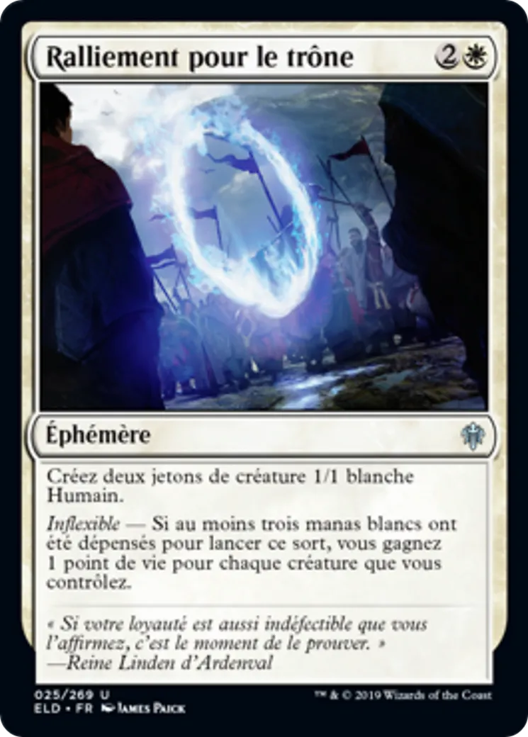 Ralliement pour le trône — Throne of Eldraine — Magic: The Gathering