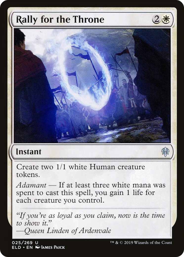 Rally for the Throne — Throne of Eldraine — Magic: The Gathering