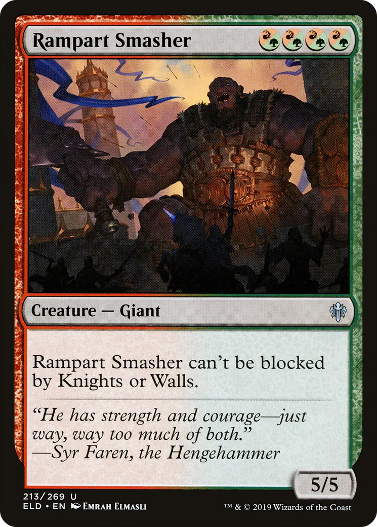 Rampart Smasher — Throne of Eldraine — Magic: The Gathering