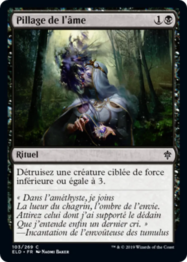 Pillage de l'âme — Throne of Eldraine — Magic: The Gathering