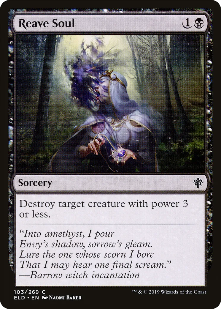 Reave Soul — Throne of Eldraine — Magic: The Gathering
