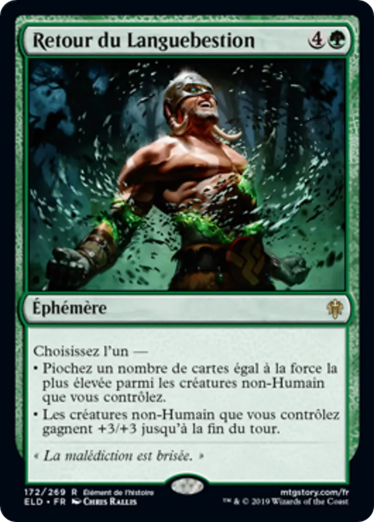 Retour du Languebestion — Throne of Eldraine — Magic: The Gathering