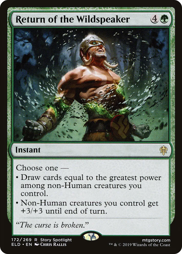 Return of the Wildspeaker — Throne of Eldraine — Magic: The Gathering