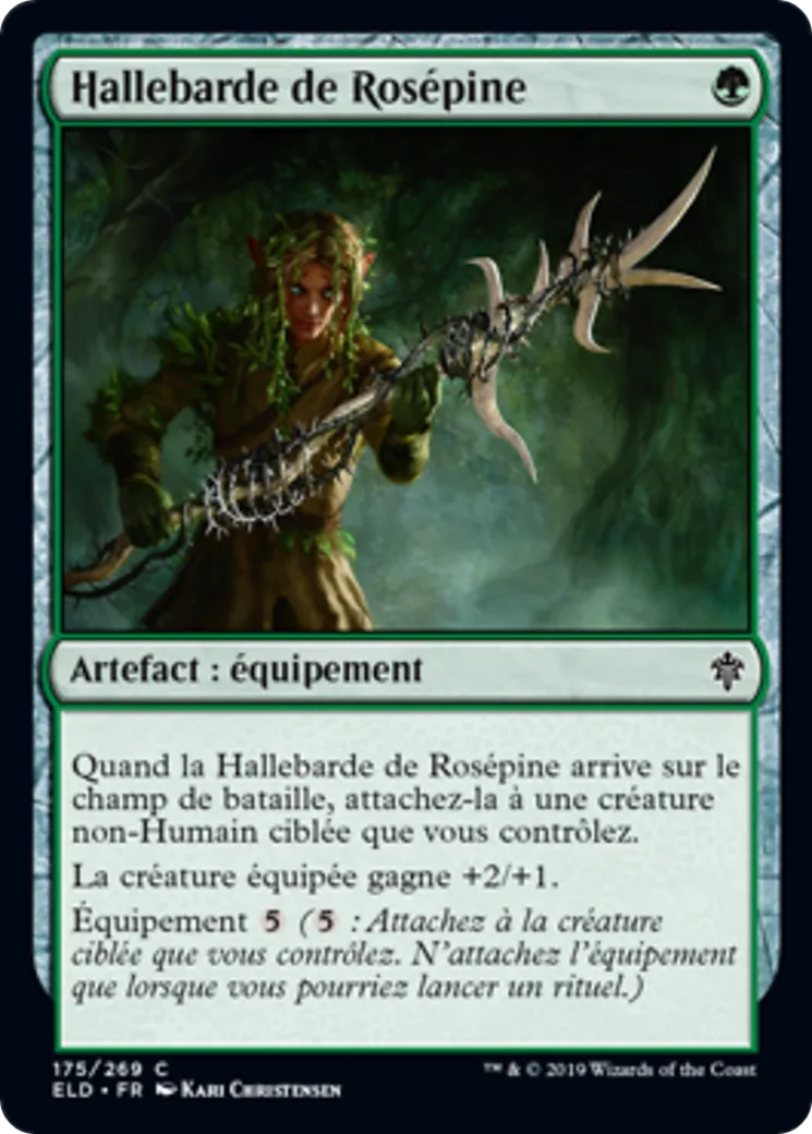 Hallebarde de Rosépine — Throne of Eldraine — Magic: The Gathering
