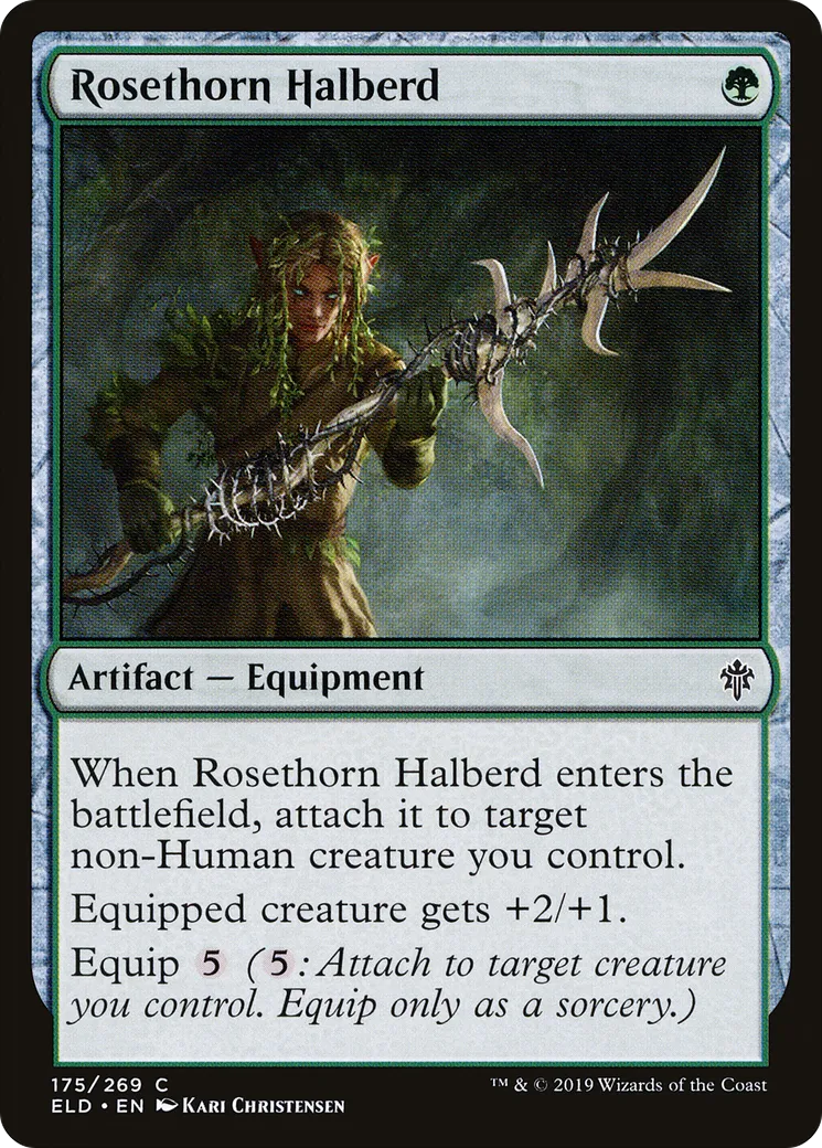 Hallebarde de Rosépine — Throne of Eldraine — Magic: The Gathering