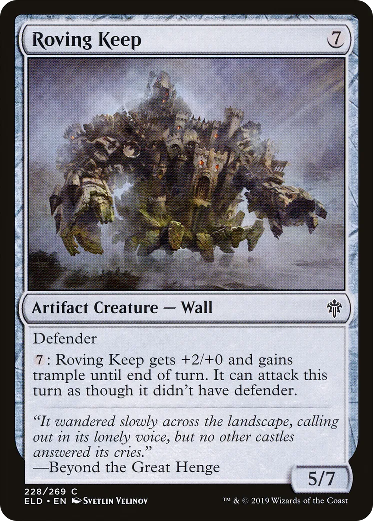 Roving Keep — Throne of Eldraine — Magic: The Gathering