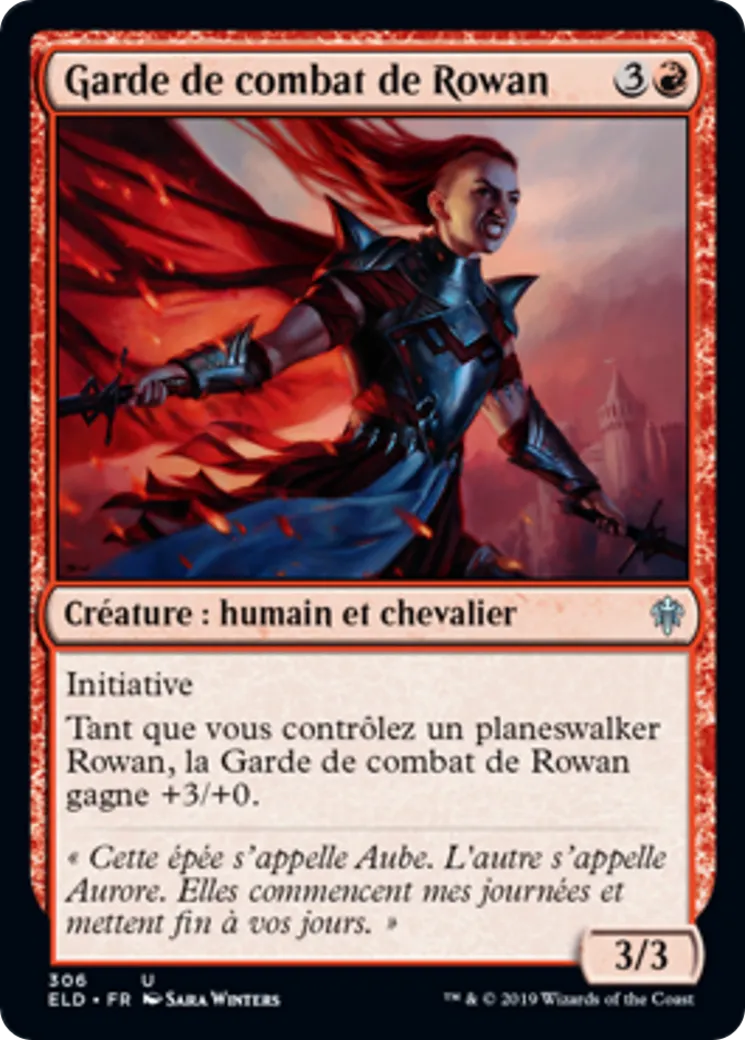 Garde de combat de Rowan — Throne of Eldraine — Magic: The Gathering