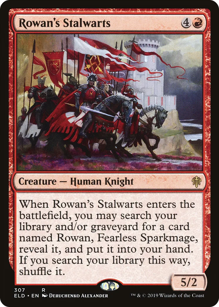 Rowan's Stalwarts — Throne of Eldraine — Magic: The Gathering