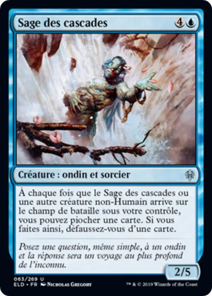 Sage des cascades — Throne of Eldraine — Magic: The Gathering