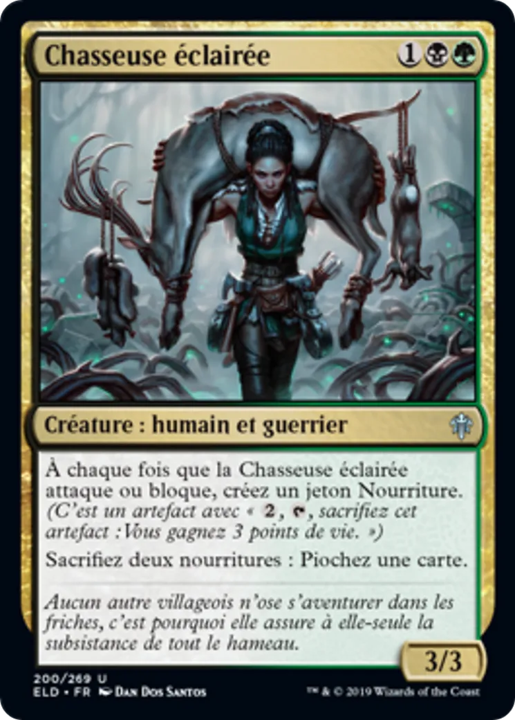 Chasseuse éclairée — Throne of Eldraine — Magic: The Gathering