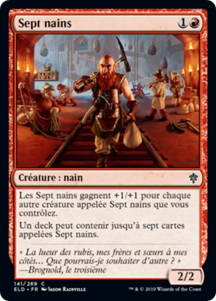 Sept nains — Throne of Eldraine — Magic: The Gathering