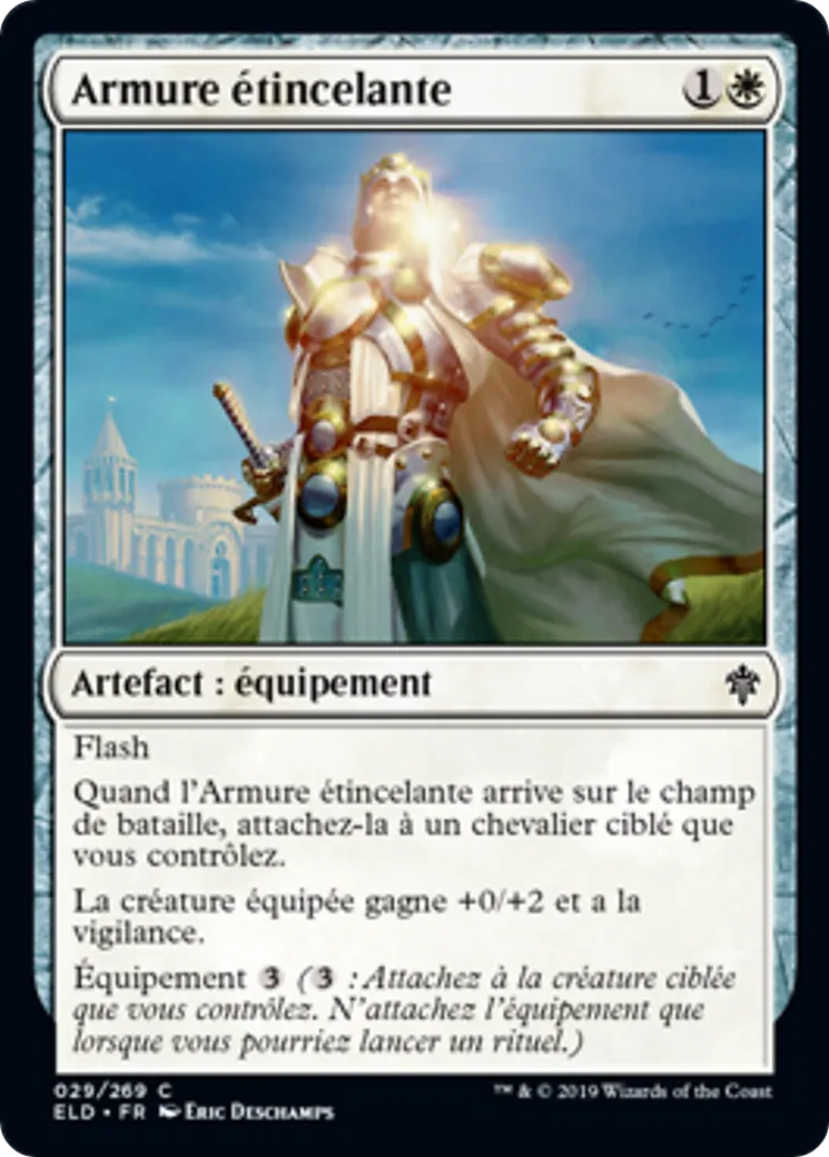 Armure étincelante — Throne of Eldraine — Magic: The Gathering