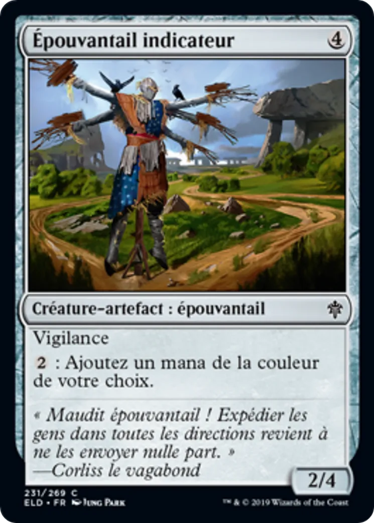 Épouvantail indicateur — Throne of Eldraine — Magic: The Gathering