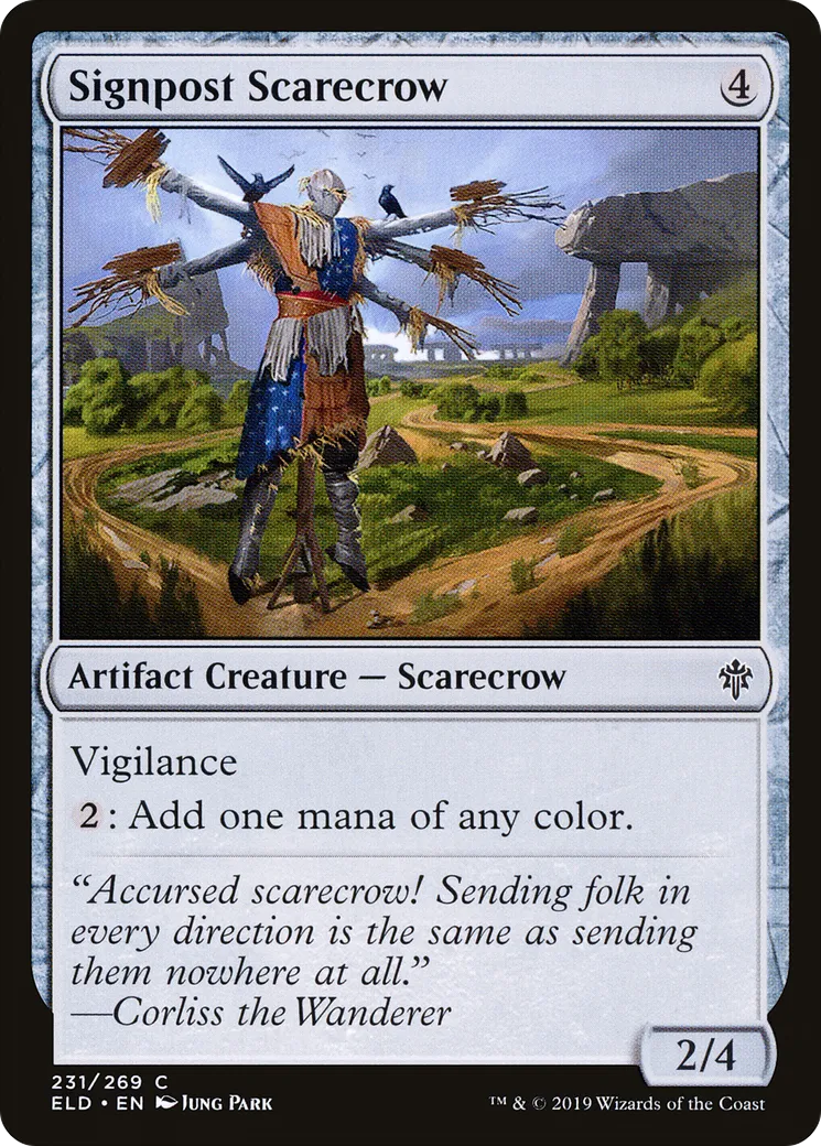 Épouvantail indicateur — Throne of Eldraine — Magic: The Gathering
