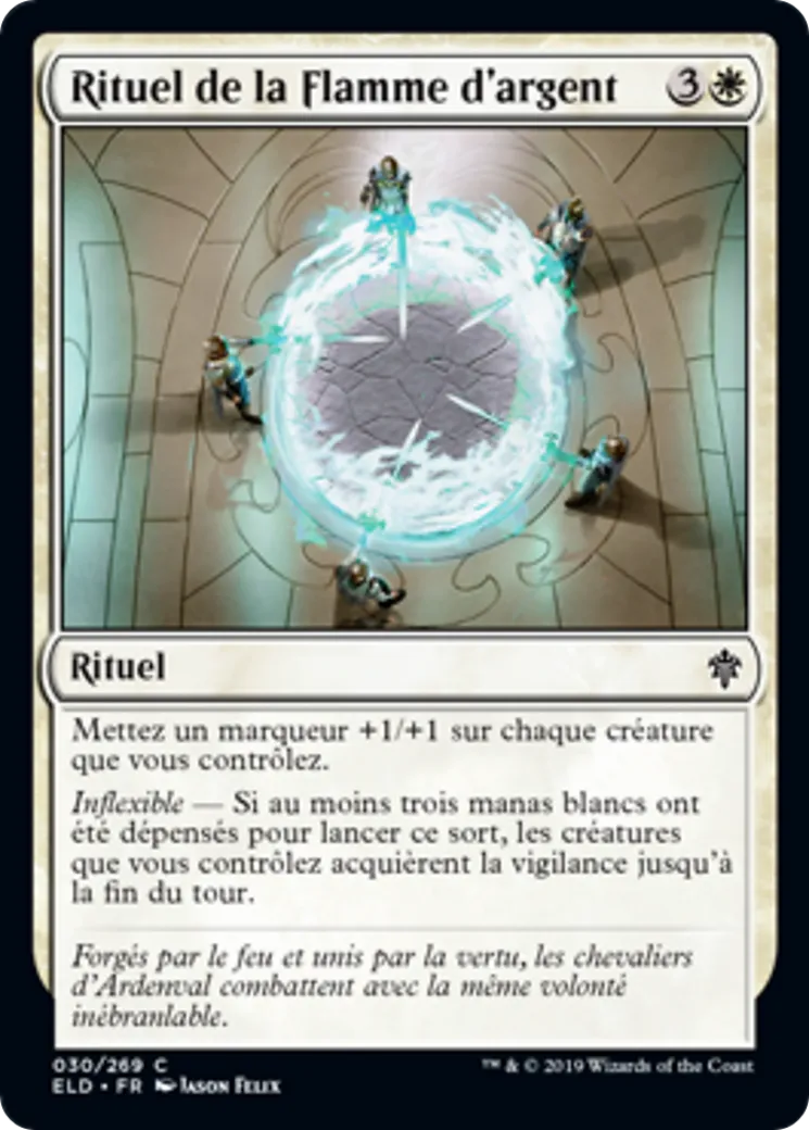 Rituel de la Flamme d'argent — Throne of Eldraine — Magic: The Gathering