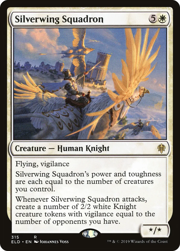 Escadron d'argentailes — Throne of Eldraine — Magic: The Gathering