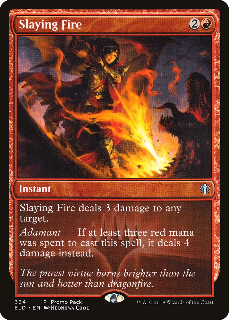 Slaying Fire — Throne of Eldraine — Magic: The Gathering