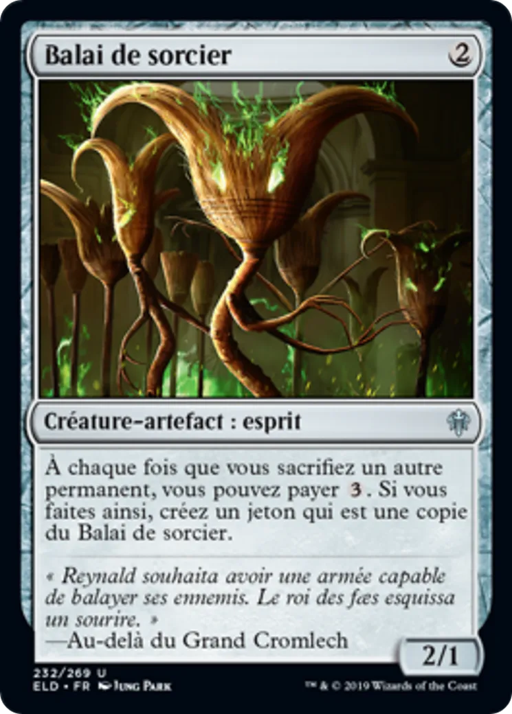 Balai de sorcier — Throne of Eldraine — Magic: The Gathering