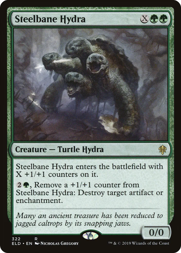 Steelbane Hydra — Throne of Eldraine — Magic: The Gathering