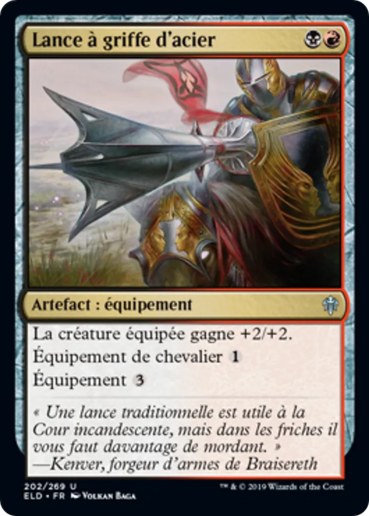 Lance à griffe d'acier — Throne of Eldraine — Magic: The Gathering