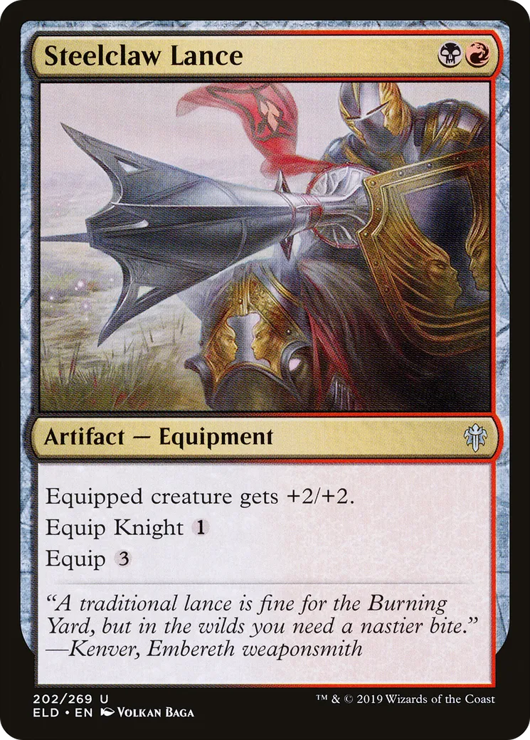 Steelclaw Lance — Throne of Eldraine — Magic: The Gathering