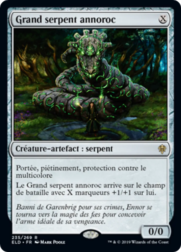 Grand serpent annoroc — Throne of Eldraine — Magic: The Gathering