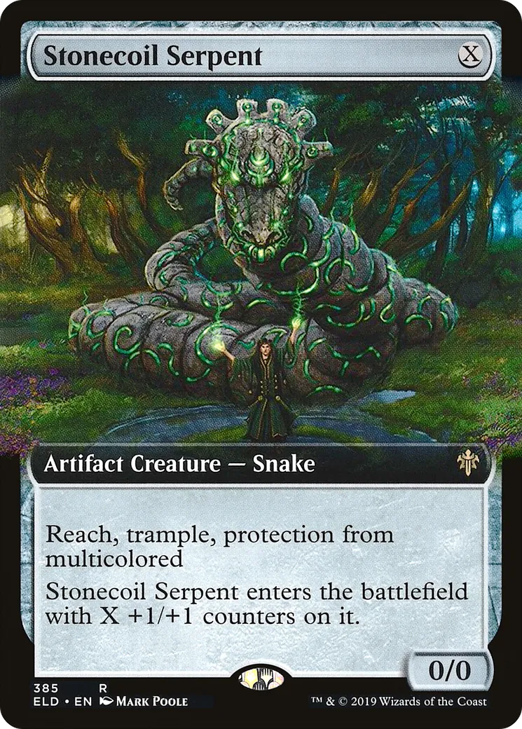 Stonecoil Serpent — Throne of Eldraine — Magic: The Gathering