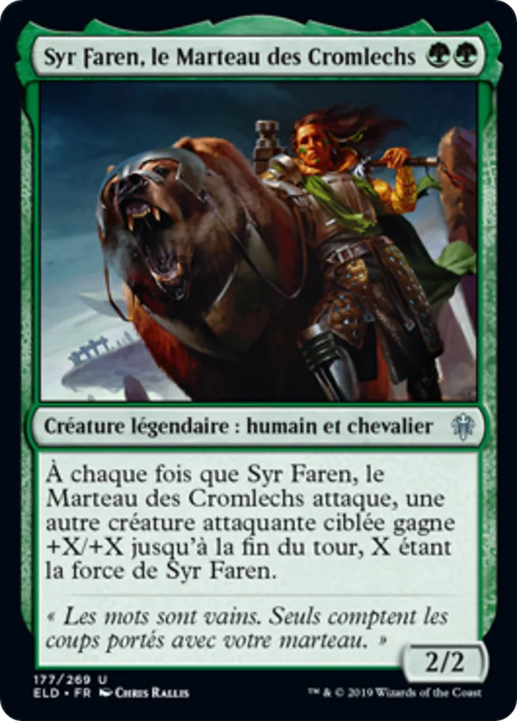 Syr Faren, le Marteau des Cromlechs — Throne of Eldraine — Magic: The Gathering
