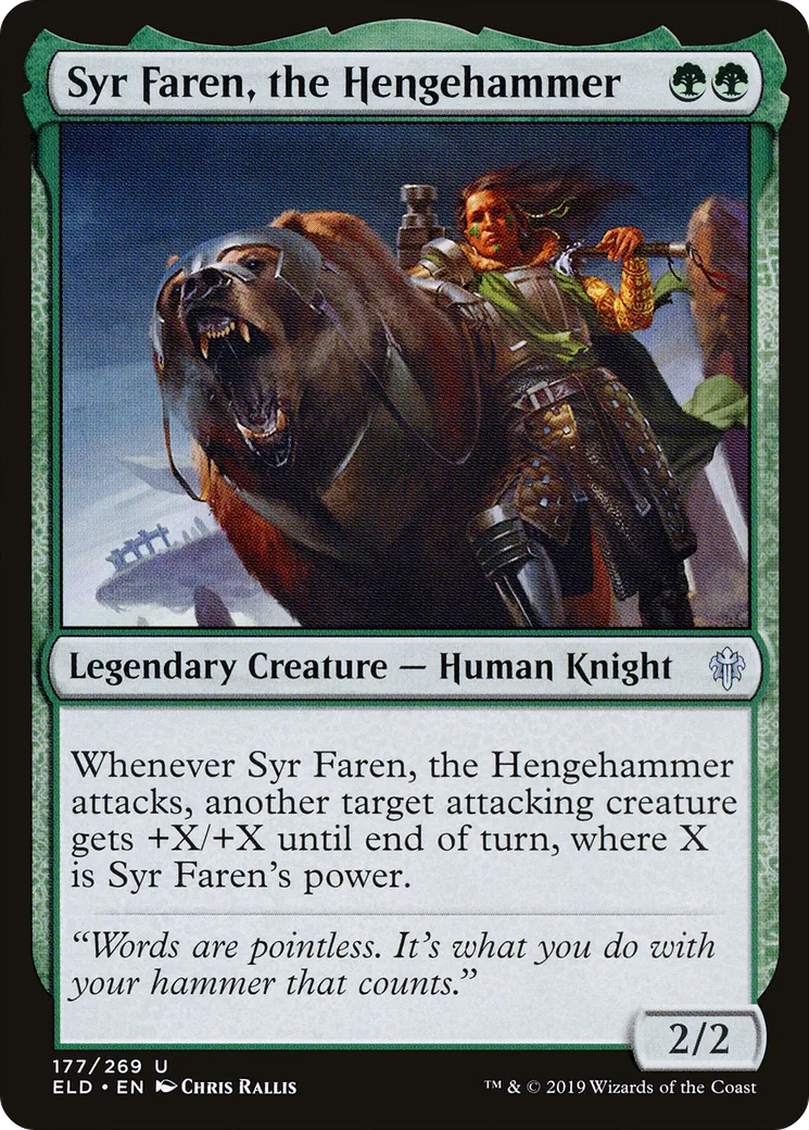 Syr Faren, le Marteau des Cromlechs — Throne of Eldraine — Magic: The Gathering