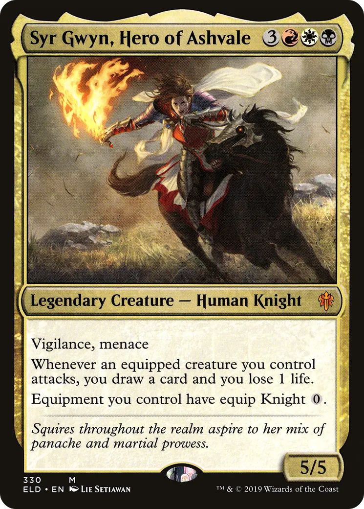 Syr Gwyn, Hero of Ashvale — Throne of Eldraine — Magic: The Gathering