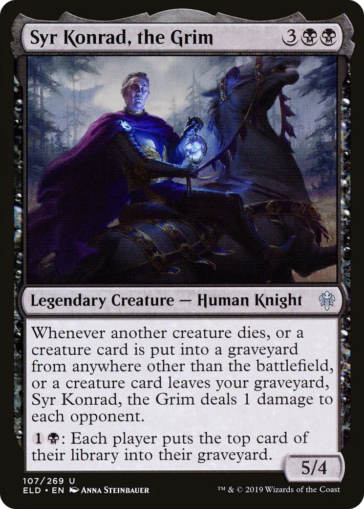 Syr Konrad, le Sinistre — Throne of Eldraine — Magic: The Gathering
