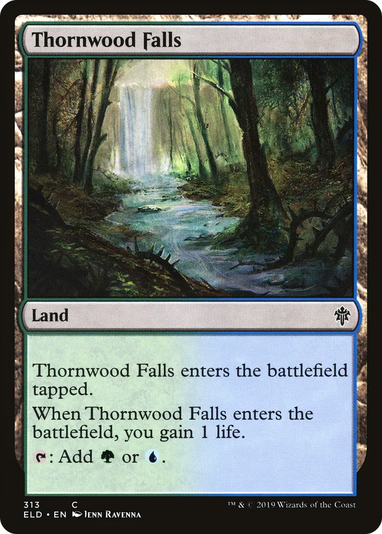 Thornwood Falls — Throne of Eldraine — Magic: The Gathering