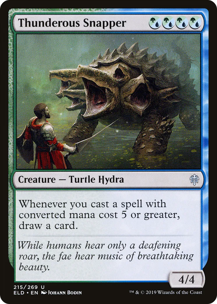 Thunderous Snapper — Throne of Eldraine — Magic: The Gathering