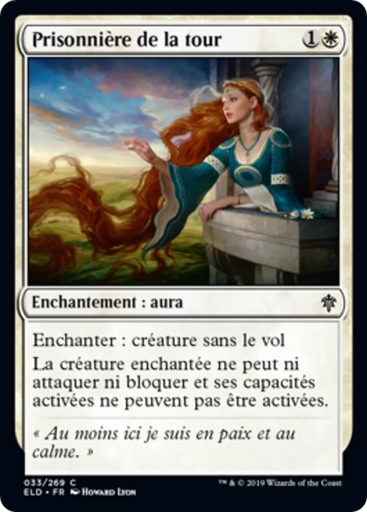 Prisonnière de la tour — Throne of Eldraine — Magic: The Gathering